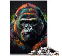 Puzzle para adultos 1000 piezas El viejo gorila rompecabezas Diversión familiar Desafío de inteligencia cerebral Juguetes adictivos 19.7" x 29.5"