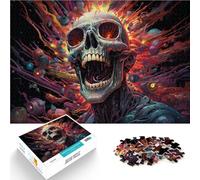 Puzzle para adultos, 1000 piezas, esqueleto malvado del infierno, juguete regalo, 38 x 52 cm, juego sofisticado y familiar para adolescentes a partir de 14 años