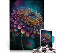 Puzzle para adultos, 1000 piezas, flores artificiales, rompecabezas de actividad familiar, 26 x 38 cm, alivio del estrés, vacaciones en casa, pasatiempo para adolescentes a partir de 14 años