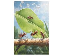Puzzle para adultos, 1000 piezas, hormiga animal, rompecabezas de madera creativos, juego práctico, decoración familiar 78 × 53 cm