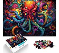 Puzzle para adultos, 1000 piezas, imagina un pulpo, el puzle toda la familia para adolescentes a partir de 14 años, 26 x 38 cm