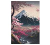 Puzzle para adultos 1000 piezas japonesas cerezas blossoms rompecabezas de madera creativos, juego práctico - Decoración familiar 78 × 53 cm