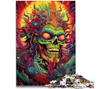 Puzzle para adultos, 1000 piezas, juego de rompecabezas de demonios del infierno, 50 x 70 cm, cada pieza es única, sofisticado juego familiar para adolescentes a partir de 14 años