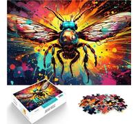 Puzzle para adultos, 1000 piezas, juegos de relajación de insectos, ayuda al cerebro a entrenar juguetes adictivos para promover la paciencia, 26 x 38 cm