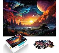 Puzzle para adultos 1000 piezas La belleza del jardín celestial Juegos educativos Decoración del hogar Puzzle 50x70cm Entrena tu cerebro y tus manos