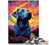 Puzzle para adultos 1000 piezas Labrador colorido y luminoso para regalos de rompecabezas magníficos regalos y juguetes de 19,7 pulgadas x 29,5 pulgadas para adolescentes a partir de 14 años