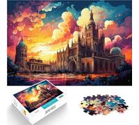 Puzzle para adultos, 1000 piezas, monasterio de los Jerónimos, juguete de rompecabezas de 50 x 70 cm, promueve el amor entre parejas para adolescentes a partir de 14 años