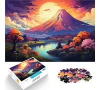 Puzzle para adultos, 1000 piezas, montaje de fantasía Fuji Asia, rompecabezas de 50 x 70 cm, juego educativo para cumpleaños, Navidad para adolescentes a partir de 14 años