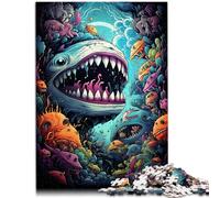 Puzzle para adultos, 1000 piezas, mundo submarino, alivio del estrés, 26 x 38 cm, decoración única para el hogar y regalos para adolescentes a partir de 14 años