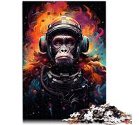 Puzzle para adultos, 1000 piezas, piloto de color, orangután, competencia de velocidad manual, 38 x 52 cm, alivio del estrés, Staycation Matt
