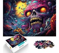 Puzzle para adultos 1000 piezas Pintura del mundo de los demonios Arte Rompecabezas Diversión Familia 50x70cm Adecuado para la decoración de la oficina para los 14 años