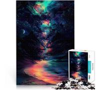 Puzzle para adultos, 1000 piezas, planeta de sueños, juego sofisticado, alivio del estrés, vacaciones en casa, pasatiempo para adolescentes a partir de 14 años, 26 x 38 cm