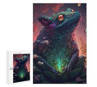Puzzle para adultos, 1000 piezas, rana del bosque encantado, 1 rompecabezas para adolescentes, juguetes de bricolaje, regalos para mujeres, también como regalo para toda la familia, 1000 piezas