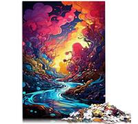 Puzzle para adultos, 1000 piezas, rompecabezas de arte imposible, diversión en actividades domésticas, regalo de cumpleaños, regalo de viaje para adolescentes a partir de 14 años, 26 x 38 cm