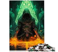 Puzzle para adultos, 1000 piezas, rompecabezas imposible de Assassin's Creed, divertido para el hogar, regalo de cumpleaños, regalo de viaje para adolescentes a partir de 14 años, 26 x 38 cm