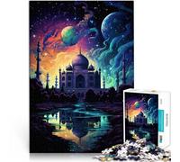 Puzzle para adultos, 1000 piezas, Taj Mahal, difícil y desafiante, 50 x 70 cm, regalo de cumpleaños, decoración de pared para adolescentes a partir de 14 años