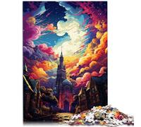 Puzzle para adultos 1000 piezas Una Ciudad Hermosa Natale para Puzzle Gifts 19,7 pulgadas x 29,5 pulgadas Impresionantes regalos y juguetes para adolescentes a partir de 14 años