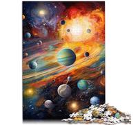 Puzzle para adultos 1000 piezas Universo colorido rompecabezas para juego educativo Desafío juguete 19.7 pulgadas x 29.5 pulgadas para es ideal como regalo para toda la familia