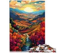 Puzzle para adultos, 1000 piezas, valle del Duero, regalo de rompecabezas, 26 x 38 cm, colección de artistas para adolescentes a partir de 14 años