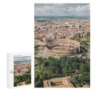 Puzzle para adultos, 1000 piezas, vista aérea de Roma, rompecabezas enigmático para adultos, regalo de cumpleaños, Navidad, 1000 unidades