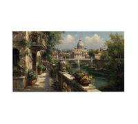 Puzzle para Adultos 1100 Piezas, Paisaje de la Catedral de San Pedro Puzzle, Desafiante, Rompecabezas Encajan Perfectamente, Letras en la Parte Posterior, Regalo para Personas Mayores (87x42cm) v-847