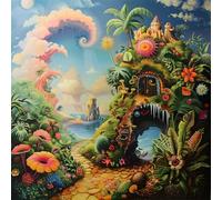 Puzzle para Adultos 120 Piezas,Paisaje de fantasía,20x20cm Rompecabezas para Adulto Juguete Educativo, Juego Educativo Desafío,120 Piezas Rompecabezas para Adultos Niños