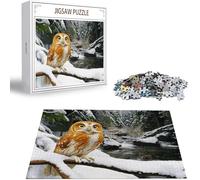 Puzzle para Adultos 1314 Piezas, Rompecabezas Jigsaw Invierno Colorido Puzzles de Madera, Desafío for Adults Entretenimiento Creativo 1314 Piezas Juego Educativo, Desafío, Home Décor Búho H-3963