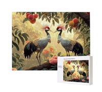 Puzzle para Adultos 1500 Piezas, Grulla Inmortal Puzzle, Difícil, Desafiante, Rompecabezas Encajan Perfectamente, Letras en la Parte Posterior, sin Polvo, Regalo para Personas Mayores 87x57cm s-810