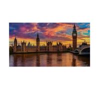 Puzzle para Adultos 1692 Piezas, El Big Ben de Londres Puzzle, Difícil, Desafiante, Rompecabezas Encajan Perfectamente, Letras en la Parte Posterior, Regalo para Personas Mayores (179x31cm) v-645
