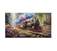 Puzzle para Adultos 1692 Piezas, Tren paisajístico Puzzle, Difícil, Desafiante, Rompecabezas Encajan Perfectamente, Letras en la Parte Posterior, Regalo para Personas Mayores (179x31cm) v-228