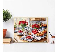 Puzzle para Adultos 200 Piezas,Pan de Flores de Cocina 35x25 cm,Rompecabezas para Adulto Juguete Educativo, Juego Educativo Desafío,200 Piezas Rompecabezas para Adultos