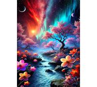 Puzzle para Adultos 2000 Piezas,Árbol del Paisaje del país de Las Maravillas 100x70 cm,Rompecabezas para Adulto Juguete Educativo, Juego Educativo Desafío,2000 Piezas Rompecabezas para Adultos