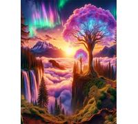 Puzzle para Adultos 2000 Piezas,Árboles del país de Las Maravillas de la Aurora 100x70 cm,Rompecabezas para Adulto Juguete Educativo, Juego Educativo Desafío,2000 Piezas Rompecabezas para Adultos