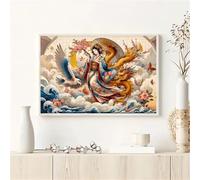 Puzzle para Adultos 2000 Piezas,Mujer dragón Japonesa 100x70 cm,Rompecabezas para Adulto Juguete Educativo, Juego Educativo Desafío,2000 Piezas Rompecabezas para Adultos