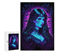 Puzzle para adultos, 300 piezas, rompecabezas de retratos de bosque encantados para adolescentes, juegos mentales, murales, regalos de Navidad y cumpleaños, 300 piezas