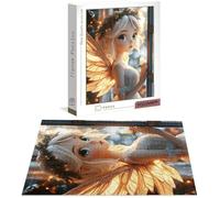 Puzzle para Adultos 3000 Piezas, Ángel Obra de Arte de Juego de Rompecabezas para Adultos, Elfos Pasatiempo Creativo, Decoración, DIY para Decoración del Hogar 122 x 81 cm B-7917