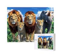 Puzzle para Adultos 3000 Piezas, Animales salvajes Puzzle, Difícil, Desafiante, Rompecabezas Encajan Perfectamente, Letras en la Parte Posterior, sin Polvo, Regalo para Personas Mayores 122x80cm s-887
