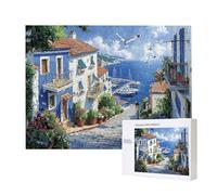 Puzzle para Adultos 3000 Piezas, Aves marinas casas Puzzle, Difícil, Desafiante, Rompecabezas Encajan Perfectamente, Letras en la Parte Posterior, sin Polvo, Regalo para Personas Mayores 122x80cm s253