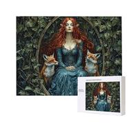 Puzzle para Adultos 3000 Piezas, Fairy Queen Fox Puzzle, Difícil, Desafiante, Rompecabezas Encajan Perfectamente, Letras en la Parte Posterior, sin Polvo, Regalo para Personas Mayores 122x80cm s-812