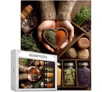 Puzzle para Adultos 3000 Piezas, Rompecabezas Jigsaw Amar Colorido Puzzles de Madera, Desafío for Adults Entretenimiento Creativo 3000 Piezas Juego Educativo, Desafío, Home Décor Especias H-8934