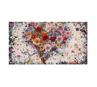Puzzle para Adultos 408 Piezas, Flores de Amor de Color Puzzle, Difícil, Desafiante, Rompecabezas Encajan Perfectamente, Letras en la Parte Posterior, Regalo para Personas Mayores (59.3x22.8cm) v-400