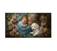Puzzle para Adultos 408 Piezas, Madres e hijos Puzzle, Difícil, Desafiante, Rompecabezas Encajan Perfectamente, Letras en la Parte Posterior, sin Polvo, Regalo para Personas Mayores (59.3x22.8cm) v727