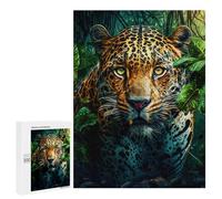 Puzzle para adultos, 500 piezas Jaguar en la jungla 4, rompecabezas para adultos, regalo de cumpleaños, Navidad, 500 unidades