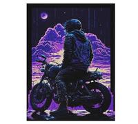 Puzzle para adultos, 500 piezas, motocicleta, rompecabezas creativos de madera, juego práctico, decoración familiar 55 × 41 cm