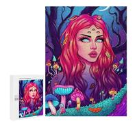 Puzzle para adultos, 500 piezas, retrato del bosque encantado, 4 rompecabezas para adolescentes, juguetes de bricolaje, regalos para mujeres, también como regalo para toda la familia, 500 piezas