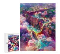 Puzzle para adultos 500 piezas rompecabezas de paisaje cañón acuático rompecabezas para adultos juego mental análisis y lógica regalos de cumpleaños y regalos únicos 500 piezas