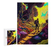 Puzzle para adultos, 500 piezas, rompecabezas para adolescentes Journey a través de vibrantes rompecabezas de fantasía juguetes decoración de pared montaje patrón interacción entre padres e hijos 500