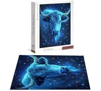 Puzzle para Adultos 6000 Piezas, Animal Obra de Arte de Juego de Rompecabezas para Adultos, Buey Pasatiempo Creativo, Decoración, DIY para Decoración del Hogar 179 x 105 cm B-4788