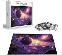 Puzzle para Adultos 6000 Piezas, Cielo Estrellado Obra de Arte de Juego de Rompecabezas para Adultos, Universo Pasatiempo Creativo, DIY para Decoración del Hogar 179 x 105 cm B-2034