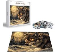 Puzzle para Adultos 6000 Piezas, Rompecabezas Jigsaw Luna Colorido Puzzles de Madera, Desafío for Adults Entretenimiento Creativo 6000 Piezas Juego Educativo, Desafío, Home Décor Regalo Lobo H-2250